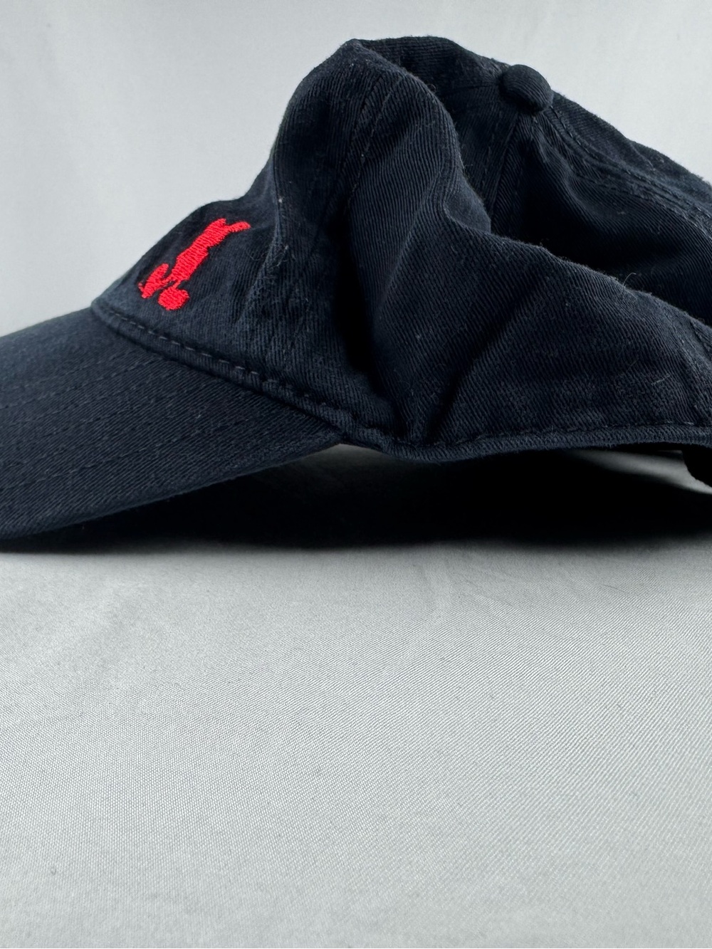 Disney Black Baseball Cap with Red Mickey Mouse Embroidery - Picture 3 of 4